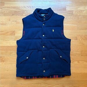 90s Navy Ralph Lauren Quilted Vest